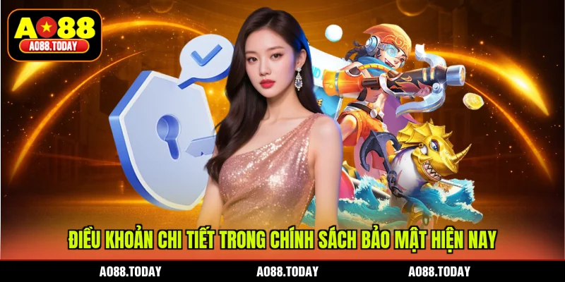 Điều khoản chi tiết trong chính sách bảo mật hiện nay