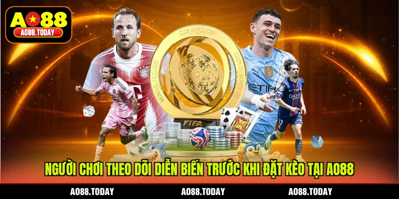 Người chơi theo dõi diễn biến trước khi đặt kèo tại AO88