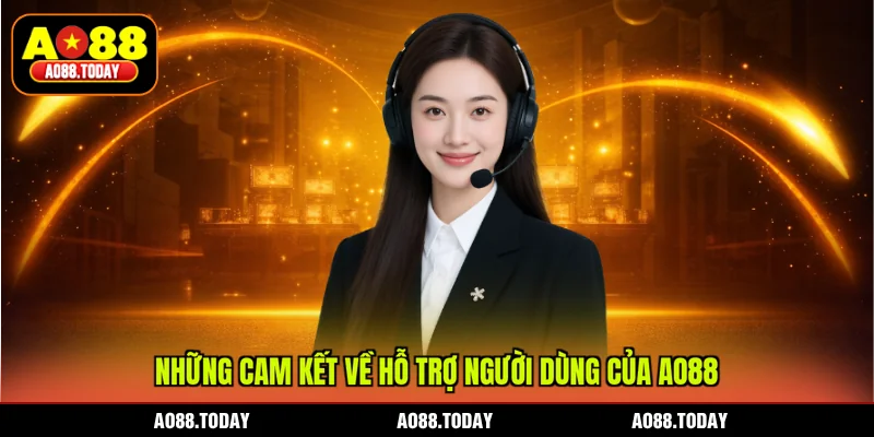 Những cam kết về hỗ trợ người dùng của AO88